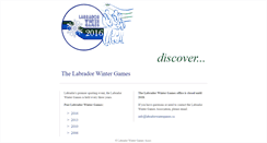 Desktop Screenshot of labradorwintergames.ca