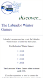 Mobile Screenshot of labradorwintergames.ca